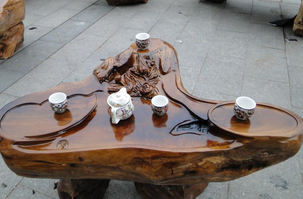 香樟木根雕茶几怎么样