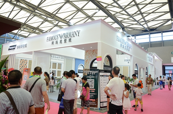 可以靠脸却要拼人气 第20届上海墙纸展展商热度大PK