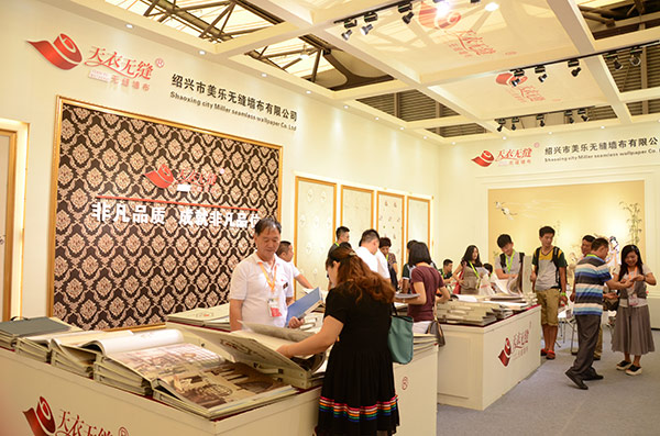 展会竞技 第20届上海墙纸展集体”角斗“