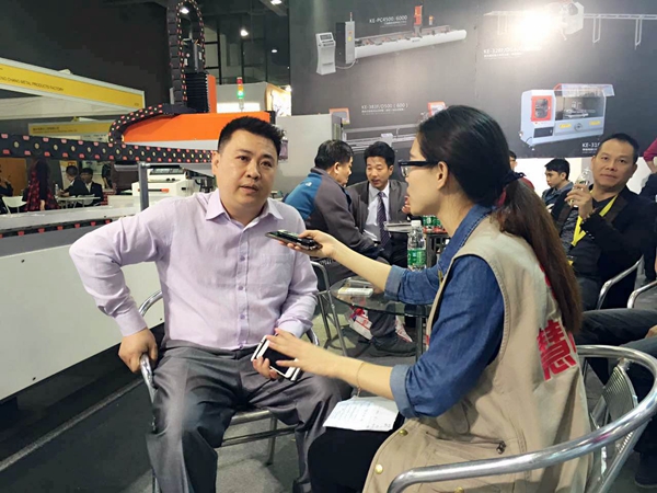 金一机械总经理英文财：做品牌，先做强再做大