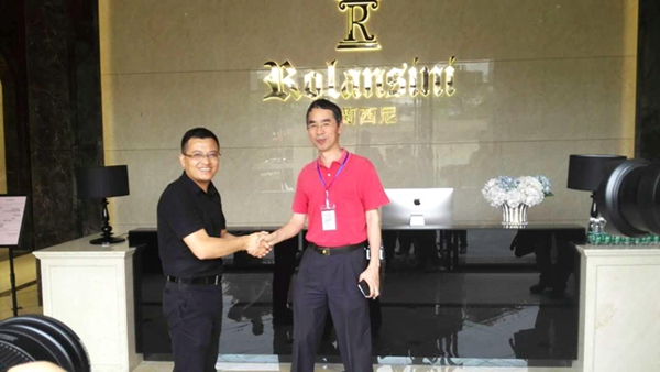 探讨家装铝门窗发展之路——中装协、建博会第三站走进罗兰西尼门窗