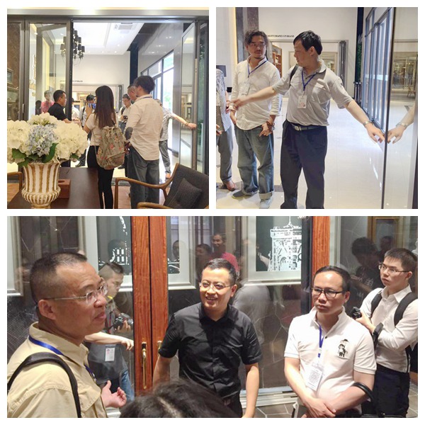 探讨家装铝门窗发展之路——中装协、建博会第三站走进罗兰西尼门窗