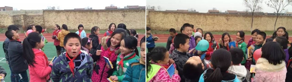 与欧神诺点亮爱，诺动计划在西安户县温情传递