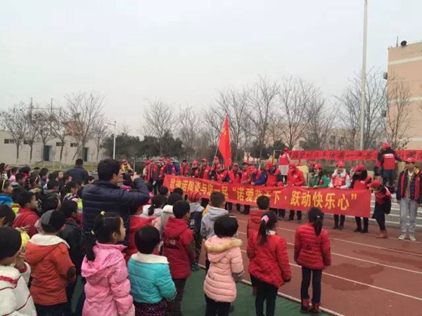 与欧神诺点亮爱，诺动计划在西安户县温情传递