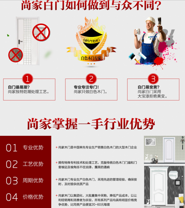 白色木门专家——尚家木门优势盘点 白色木门专家——尚家木门优势盘点