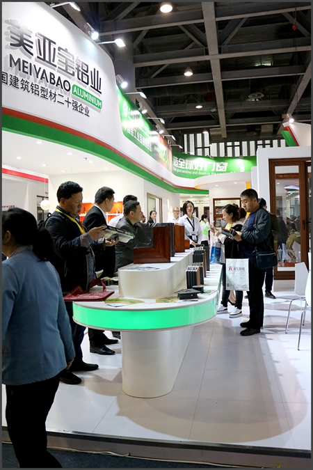 广银美亚宝铝业火爆亮相第23届全国铝门窗幕墙新产品博览会 广银美亚宝铝业火爆亮相第23届全国铝门窗幕墙新产品博览会