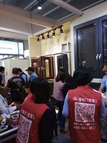 广交会快讯：福临门世家门窗获得广大外商高度赞誉