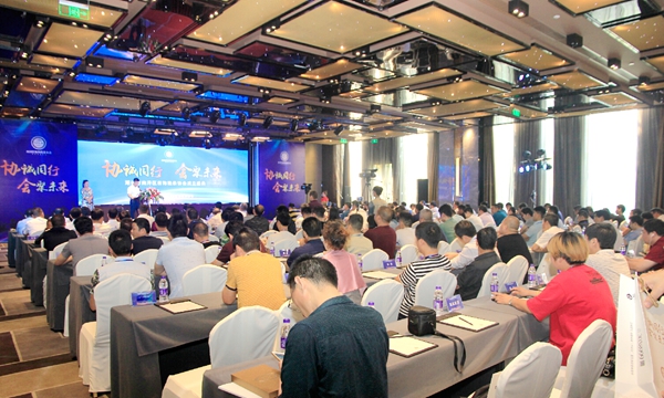 南浔装饰线条协会会长：翟峰辉在南浔装饰线条协会成立盛典上做答谢发言