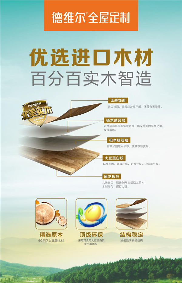 德维尔北美实木——岁月不凡,自然造物 德维尔北美实木——岁月不凡,自然造物