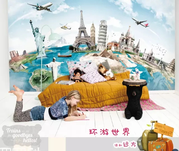 特普丽墙纸图片展示 《壁画系列》定制产品开启专属个性风尚