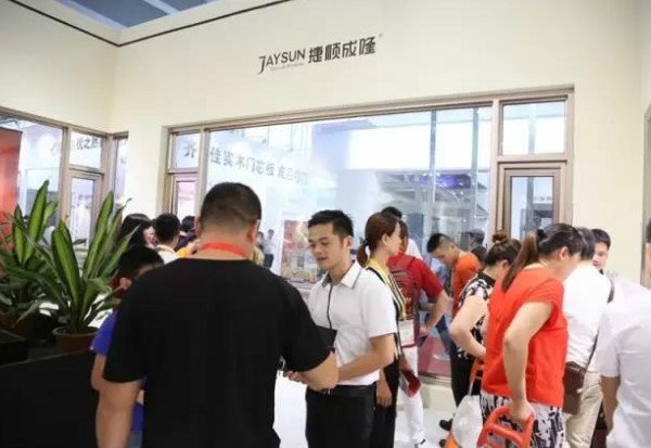 2017建博会上的捷顺成隆 2017建博会上的捷顺成隆