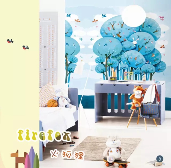 特普丽墙纸图片展示 《壁画系列》定制产品开启专属个性风尚