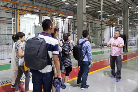 绿建委领导参观双城工厂 加码森鹰工业游