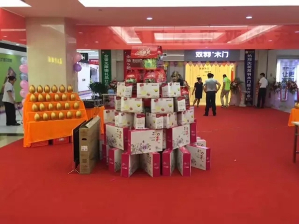 双羽木门西安500㎡旗舰店盛装开业 公司化运营开启专业化营销模式