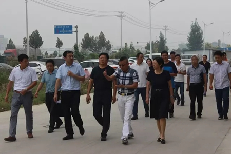 新乡市市政府领导一行莅临欧迪雅参观指导工作！