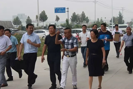 新乡市市政府领导一行莅临欧迪雅参观指导工作！
