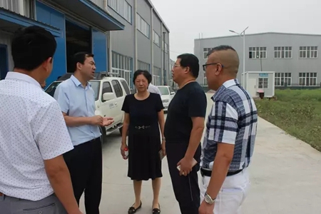新乡市市政府领导一行莅临欧迪雅参观指导工作！