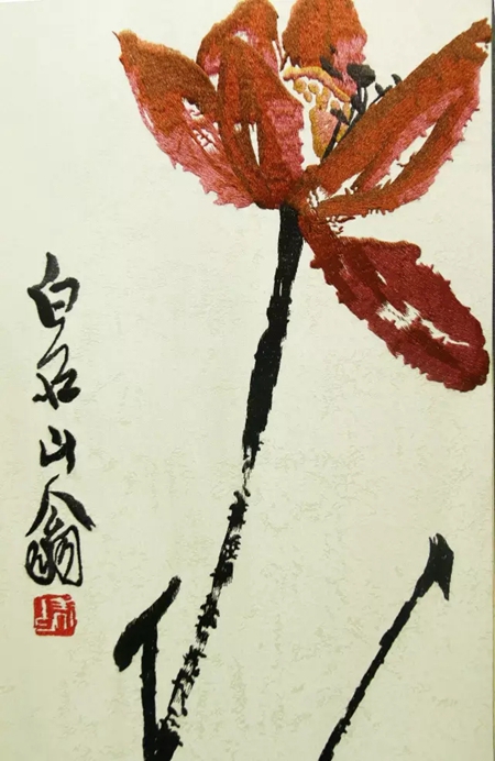 御秀刺绣效果图 一针一线绣出诗意栖居