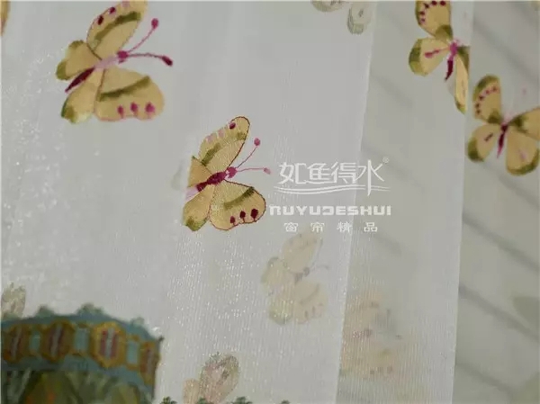 如鱼得水窗帘效果图 欣赏家的时装秀