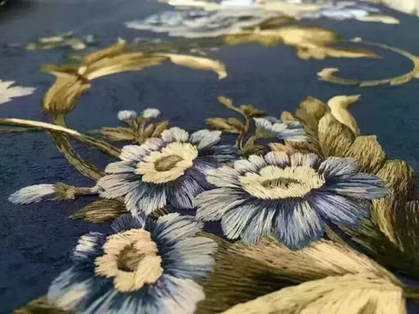 御秀刺绣效果图 一针一线绣出诗意栖居