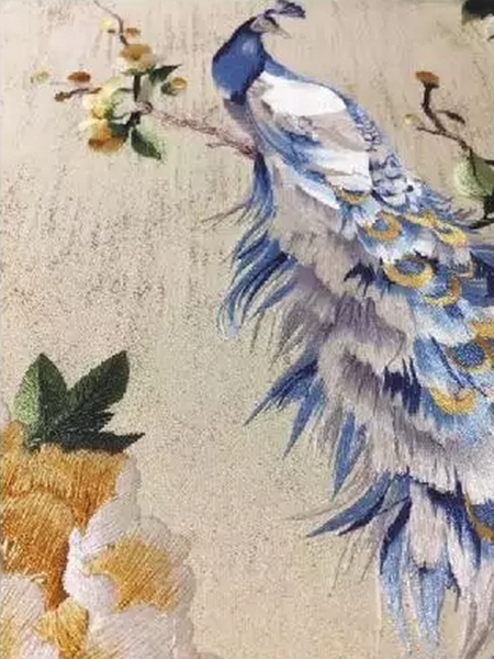 宏绣刺绣墙布 产品特点一睹为快