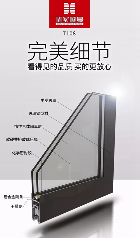 匠心铸就非凡：美家顺景T108非断桥推拉窗新品来袭