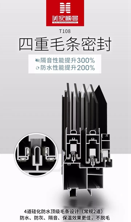 匠心铸就非凡：美家顺景T108非断桥推拉窗新品来袭