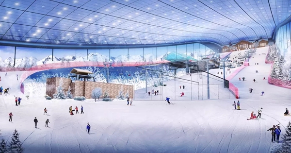 全球最大室内滑雪场使用森鹰被动窗 全球最大室内滑雪场使用森鹰被动窗