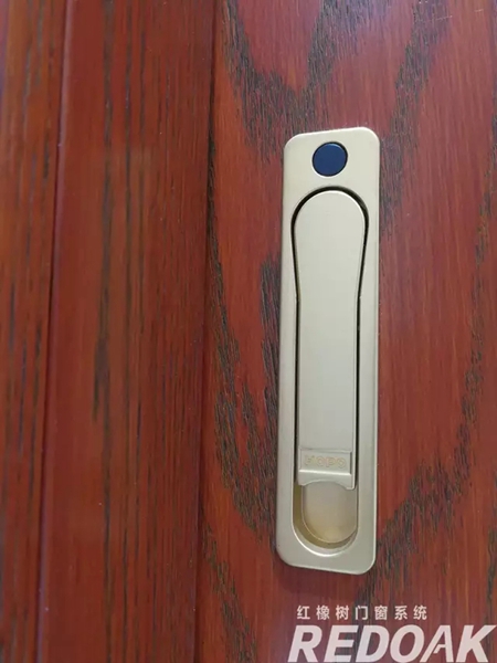 红橡树高端净音门窗：190铝木复合推拉门，有效降噪31.4db
