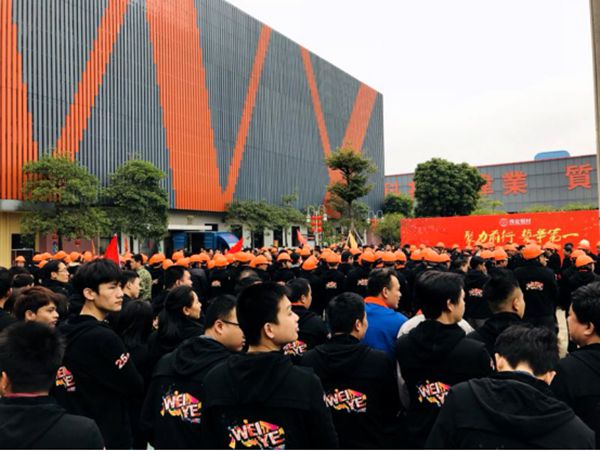广东伟业集团“聚力前行 誓争第一” 2018年度开工誓师大会隆重召开