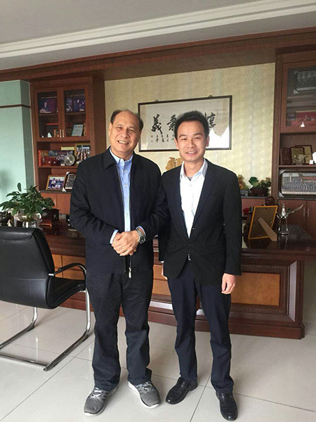 鸿爵公馆领导到润成创展企业参观交流