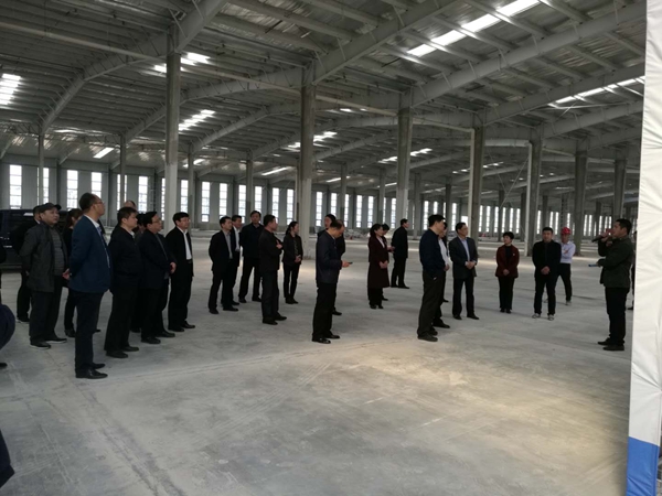 宿州市委四县一区重要领导莅临天东门窗华东安徽第二大生产基地检查指导工作 宿州市委四县一区重要领导莅临天东门窗华东安徽第二大生产基地检查指导工作