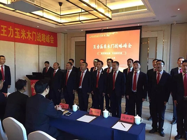 重塑新形象，共创新财富|2018王力玉米木门战略峰会