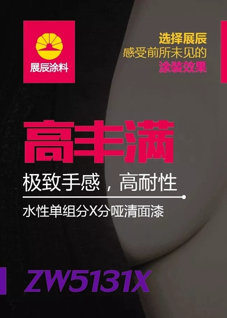 新品|展辰推出高丰满度水性单组分X分哑清面漆 新品|展辰推出高丰满度水性单组分X分哑清面漆