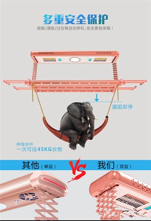 当有一台晾衣机摆在你面前时，如何鉴别它的好坏？