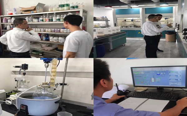 严格把关，从细节做起——诺奇兄弟考察捷成化工企业