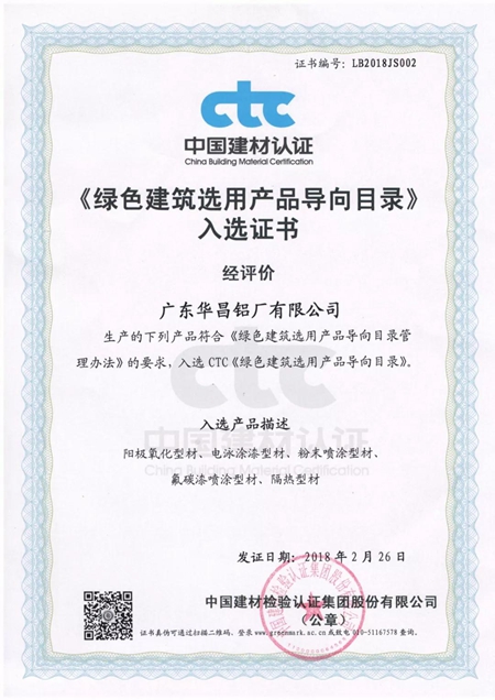 【绿色标杆】华昌铝业荣获多项绿色荣誉称号,引领行业绿色节能新方向! 【绿色标杆】华昌铝业荣获多项绿色荣誉称号,引领行业绿色节能新方向!
