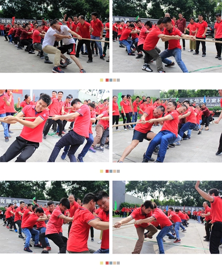 怡发门窗举办拔河大赛，点燃热夏激情！
