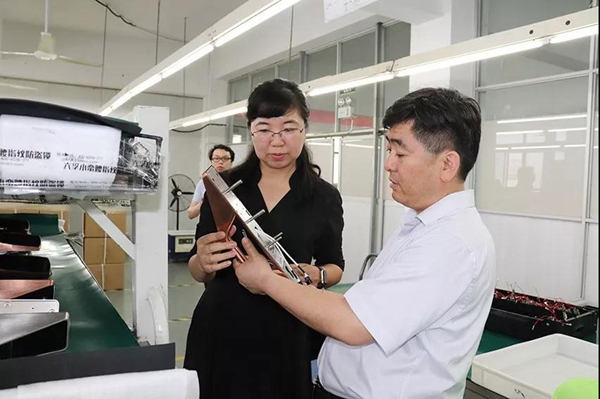 六孚智能锁：大拉手智能锁开创者——2018中国建博葵花奖考察团走访