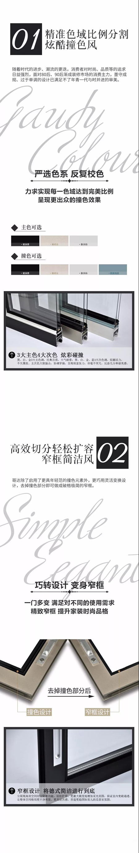【匠品上新】哥达推拉门:无撞色不潮流,破格窄框国际范 【匠品上新】哥达推拉门:无撞色不潮流,破格窄框国际范