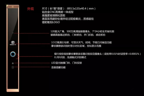 荣高掌纹掌静脉智能家居系统--是时候用科技惊艳世界