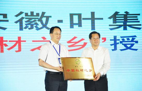 第二届板材全屋定制绿色生态链发展高峰论坛在六安叶集召开