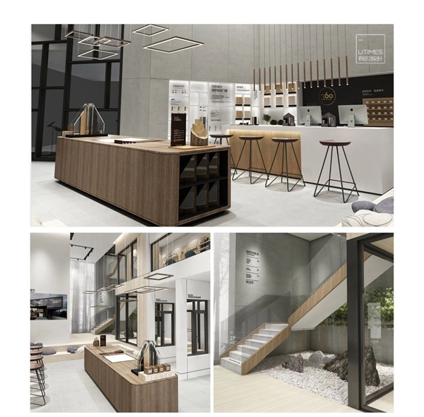 美萨木铝门窗：美萨旗舰店，自然与科技呼应的未来空间形态