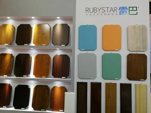 雷巴水性漆亮相成都家具展，成都生产基地已投入运营