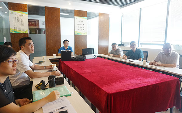 广东产品质量监督检验研究院唐穗平副院长一行参观考察漆强化工