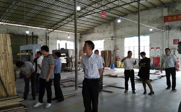 广东翔顺集团有限公司领导莅临龙树门业集团考察指导