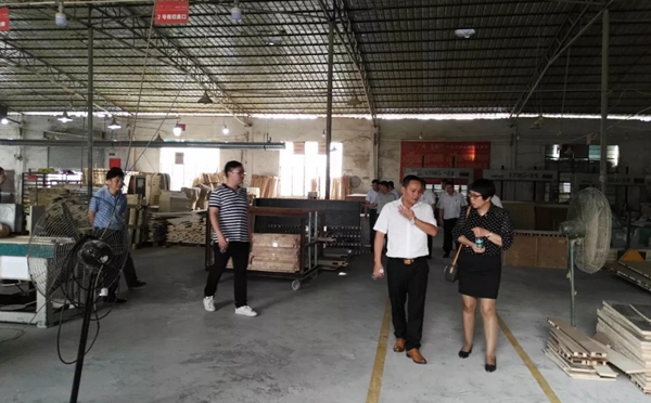 广东翔顺集团有限公司领导莅临龙树门业集团考察指导