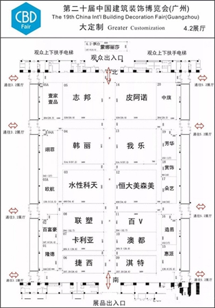 中国建博会（广州）丨建博会展位图揭秘，带你逛遍四大展区！