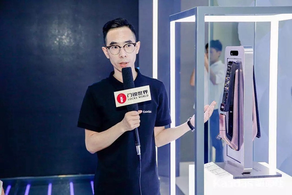 建博会回顾丨凯迪仕艺术展馆聚焦全场目光，新品KX智能锁惊艳亮相