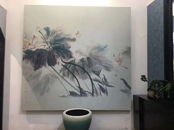 参展18年3月份北京国际墙布展